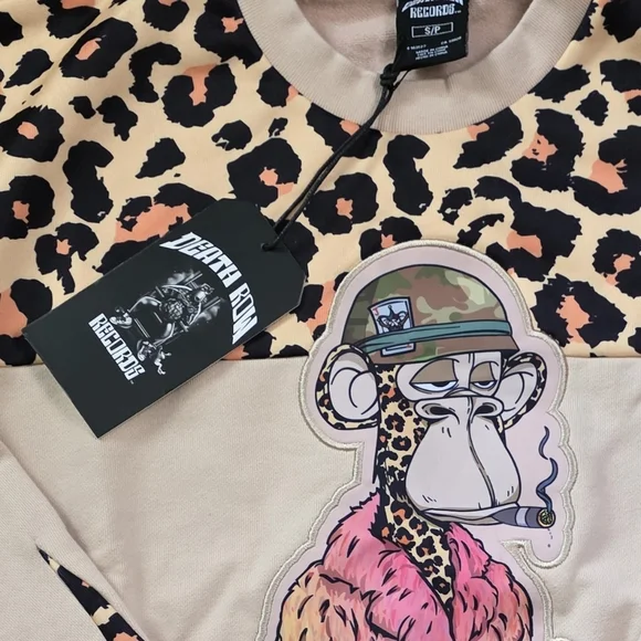 Death Row Records - Dr. Bombay Monkey Tan Sweater - SM - Picture 3 of 3